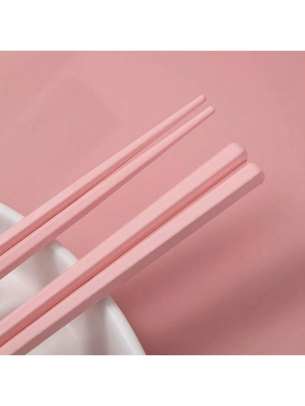 10pcs/5 Pairs Of Small And Fresh Colored Alloy Chopsticks For Household Utensils, Kitchen Non Slip Chopsticks