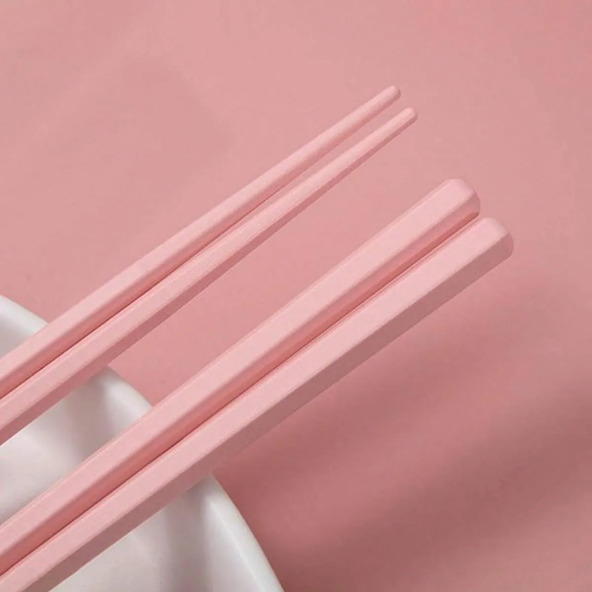 10pcs/5 Pairs Of Small And Fresh Colored Alloy Chopsticks For Household Utensils, Kitchen Non Slip Chopsticks