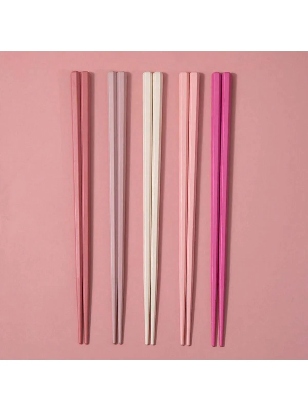 10pcs/5 Pairs Of Small And Fresh Colored Alloy Chopsticks For Household Utensils, Kitchen Non Slip Chopsticks