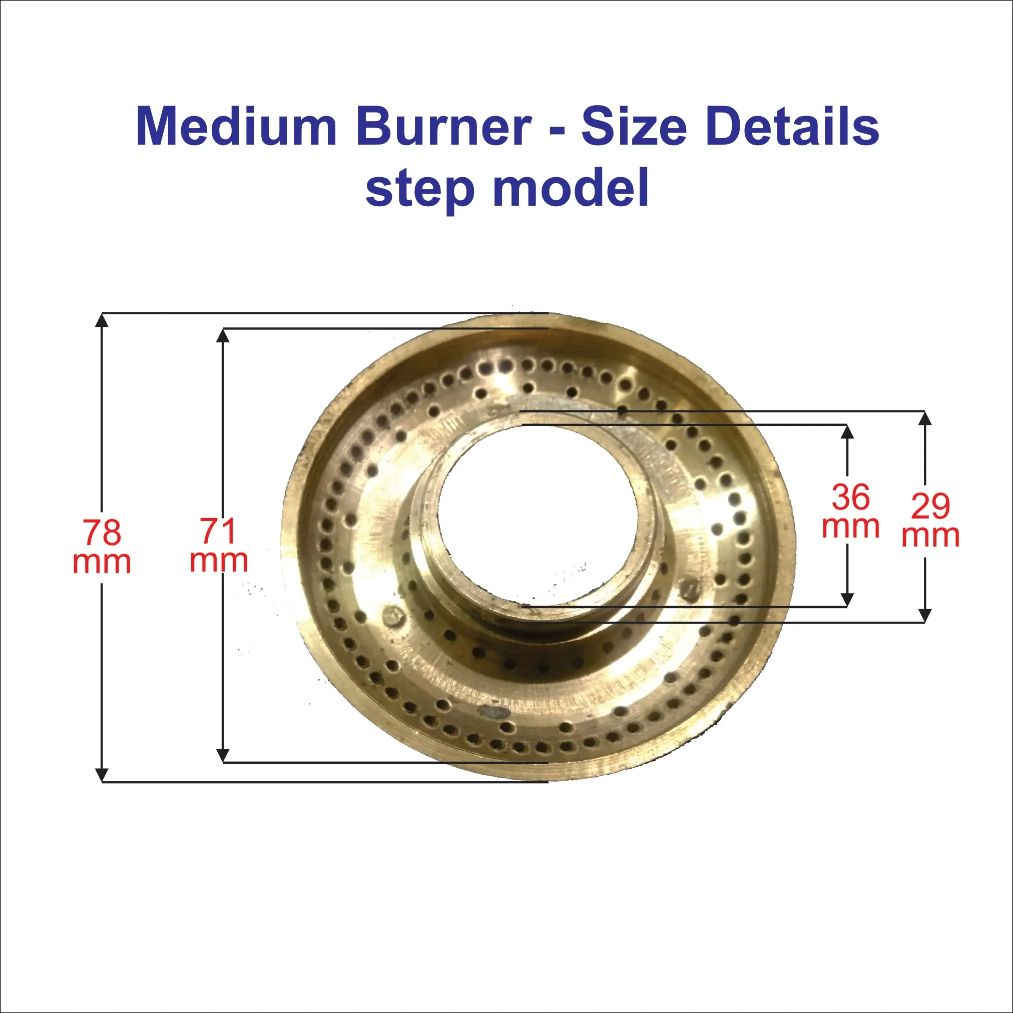 2 Nos gas stove burner for glass top  pigeon stove SM