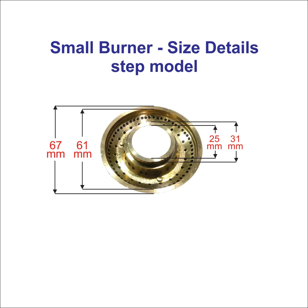 2 Nos gas stove burner for glass top  pigeon stove SM