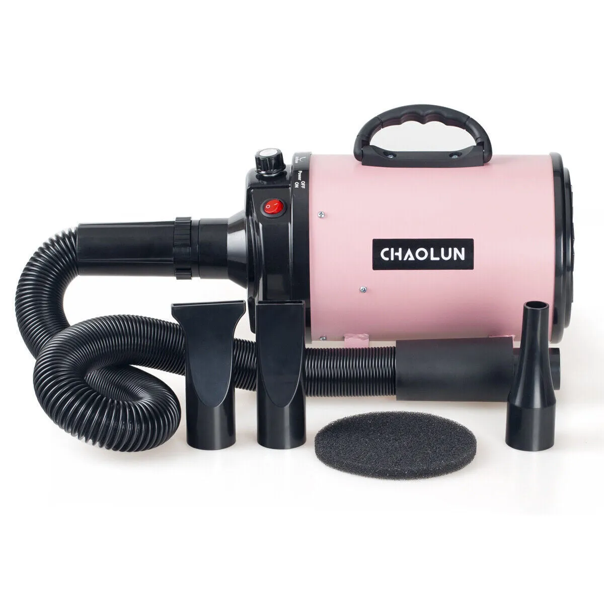 2800W Pet Hair Dryer Grooming Blaster with 3 Nozzles