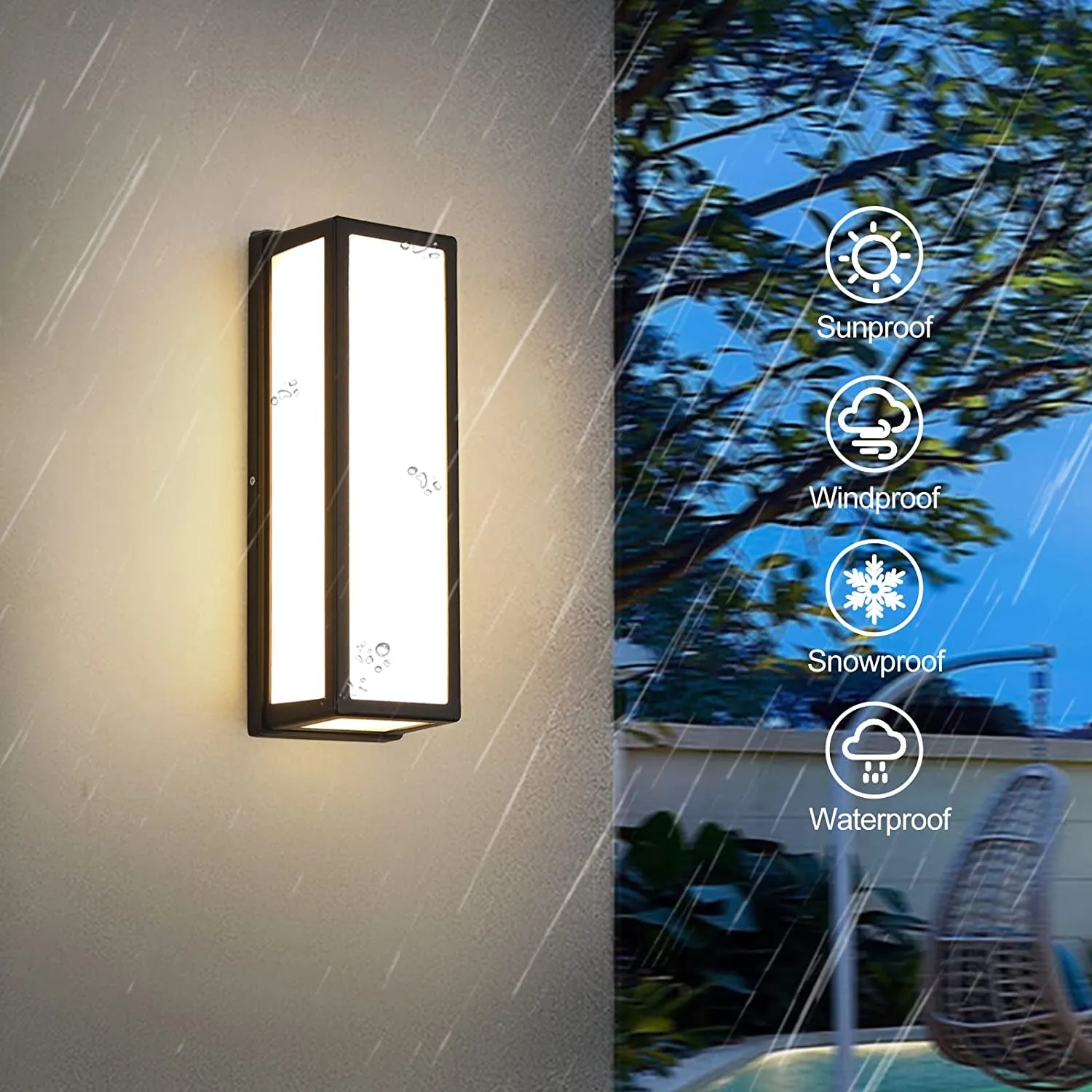 30W LED Modern Porch Lights