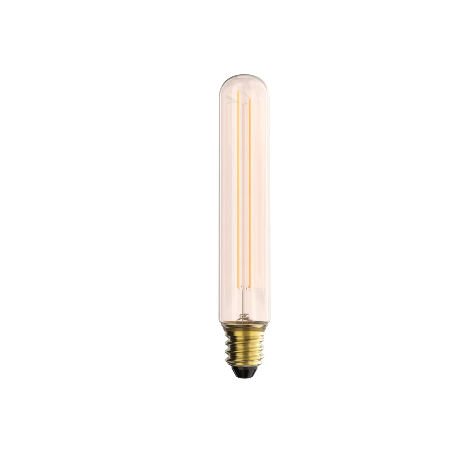 4PACK T185 Dusk to Dawn LED Filament Tubular Bulb 5W Equivalent 60W 2200K Warmwhite