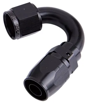 500 Series Cutter Swivel 150° Hose End -6AN AF505-06BLK