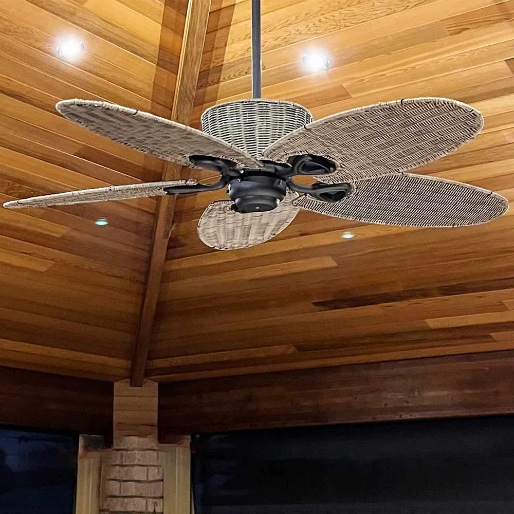 52" Hamilton AC Ceiling Fan Old Bronze MHF135OB Martec Lighting