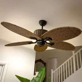 52" Hamilton AC Ceiling Fan Old Bronze MHF135OB Martec Lighting