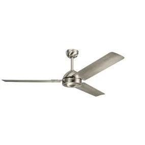 56"Ceiling Fan from the Todo Collection in Brushed Stainless Steel Finish by Kichler