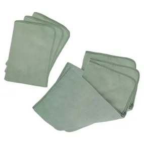 6-Piece Premium Microfiber Towels with Satin Trim