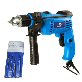 600W ELECTRIC HAMMER DRILL CORDED POWER ACTION BIT MASONRY STONE METAL WOOD