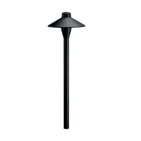 6.75" Path Light Aluminum 12V Textured Black