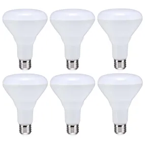 6Pk - 8.5W BR30 LED 4000K 80 CRI Medium Base 120v Dimmable - 65w equiv