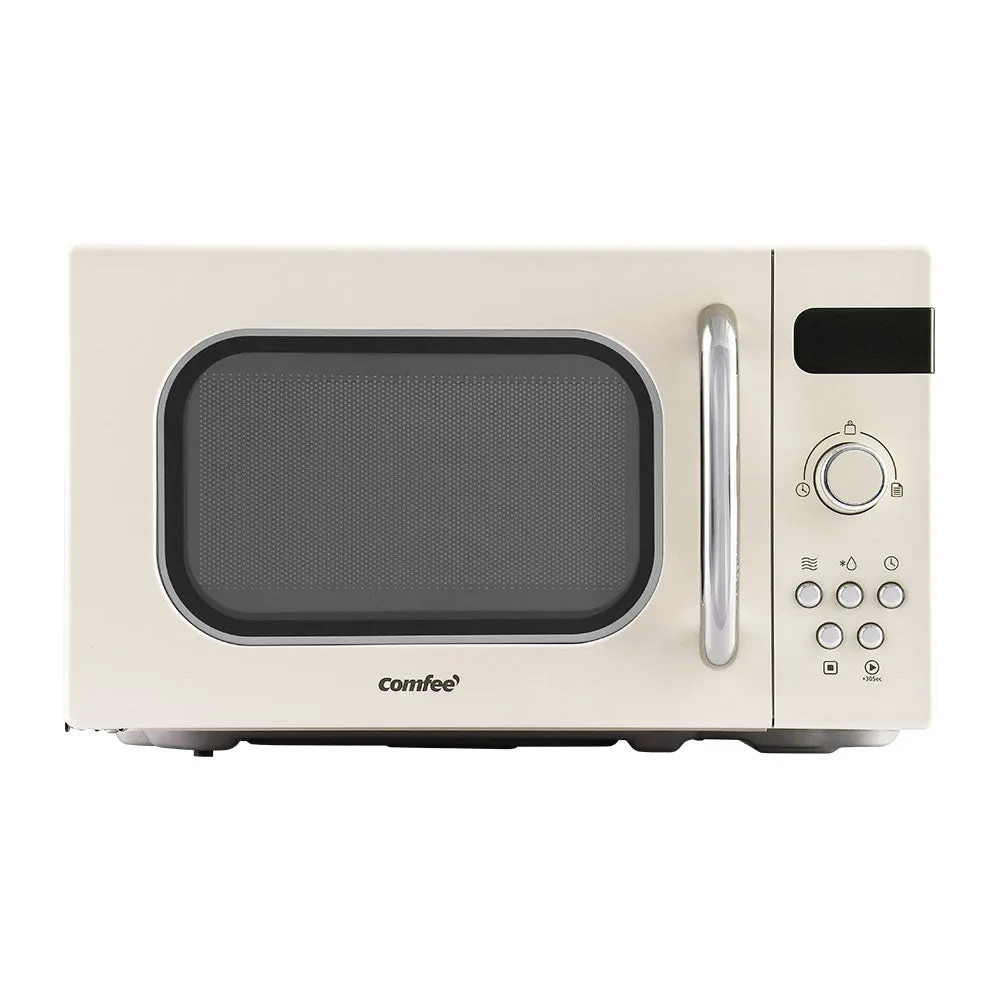 800W 20L Microwave Oven, Retro Design, Comfee