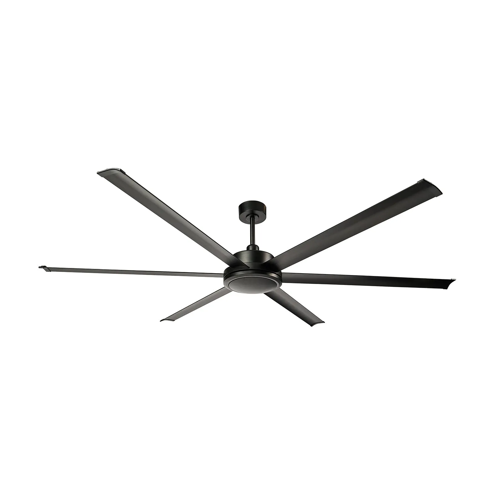 84" Colossus DC Ceiling Fan Black, Satin Nickel 22319/XX Brilliant Lighting