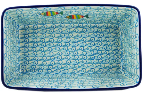 8" Loaf Pan 8" - Rainbow Fish