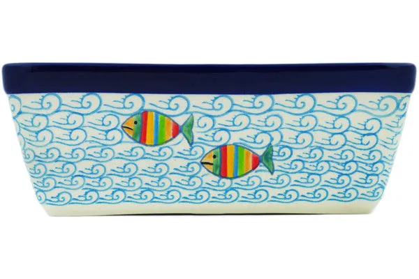 8" Loaf Pan 8" - Rainbow Fish