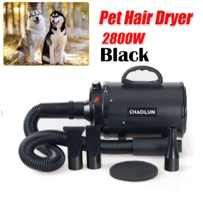 Adjustable Pet Hair Dryer Blower with Nozzles, 2800W