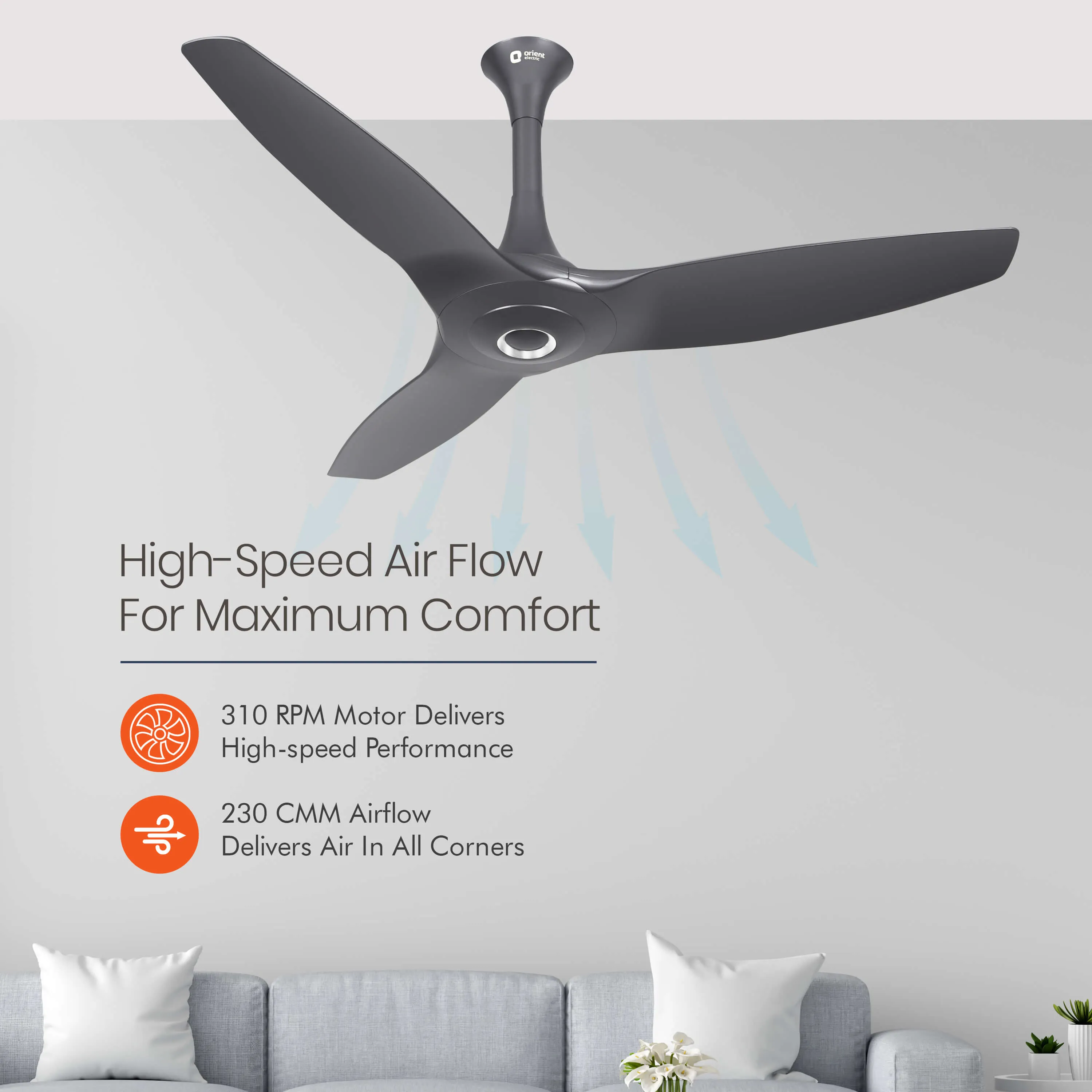 Aeroquiet 5 Star Rated Premium BLDC PRO Ceiling Fan