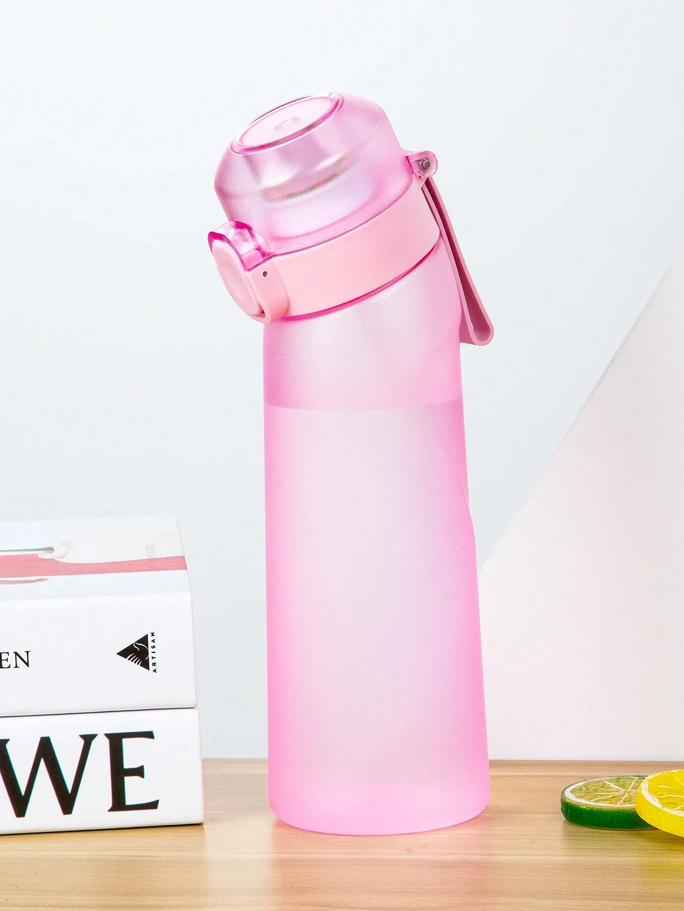 Air Bottle Up,Drinking Bottle 800ML With One Random Flavoured Pods Suitable For Gyms, Schools, Air Flavored Water Bottle