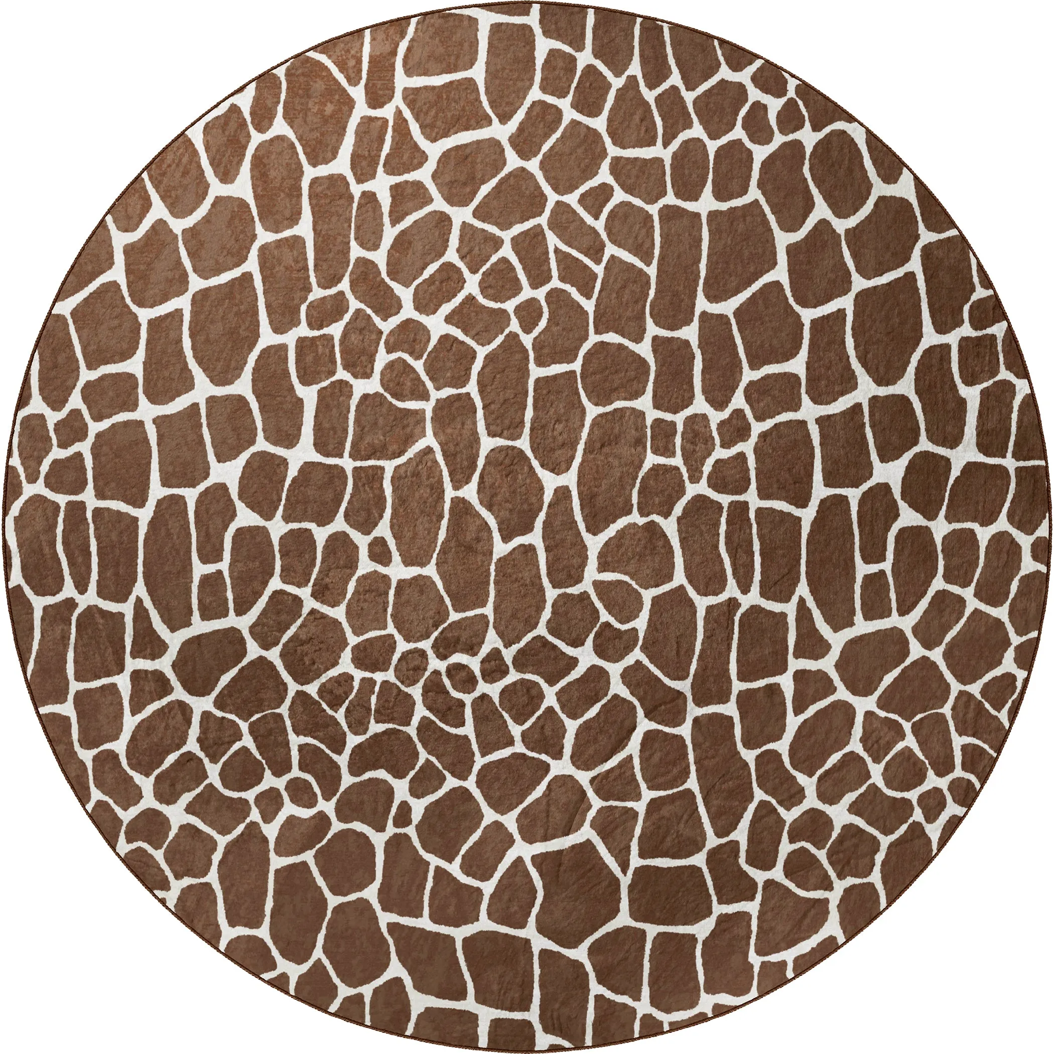 Akina Ultra-Soft 1" Thick Faux Fur Animal Print Rug - Family & Pet Friendly, Easy to Clean Design