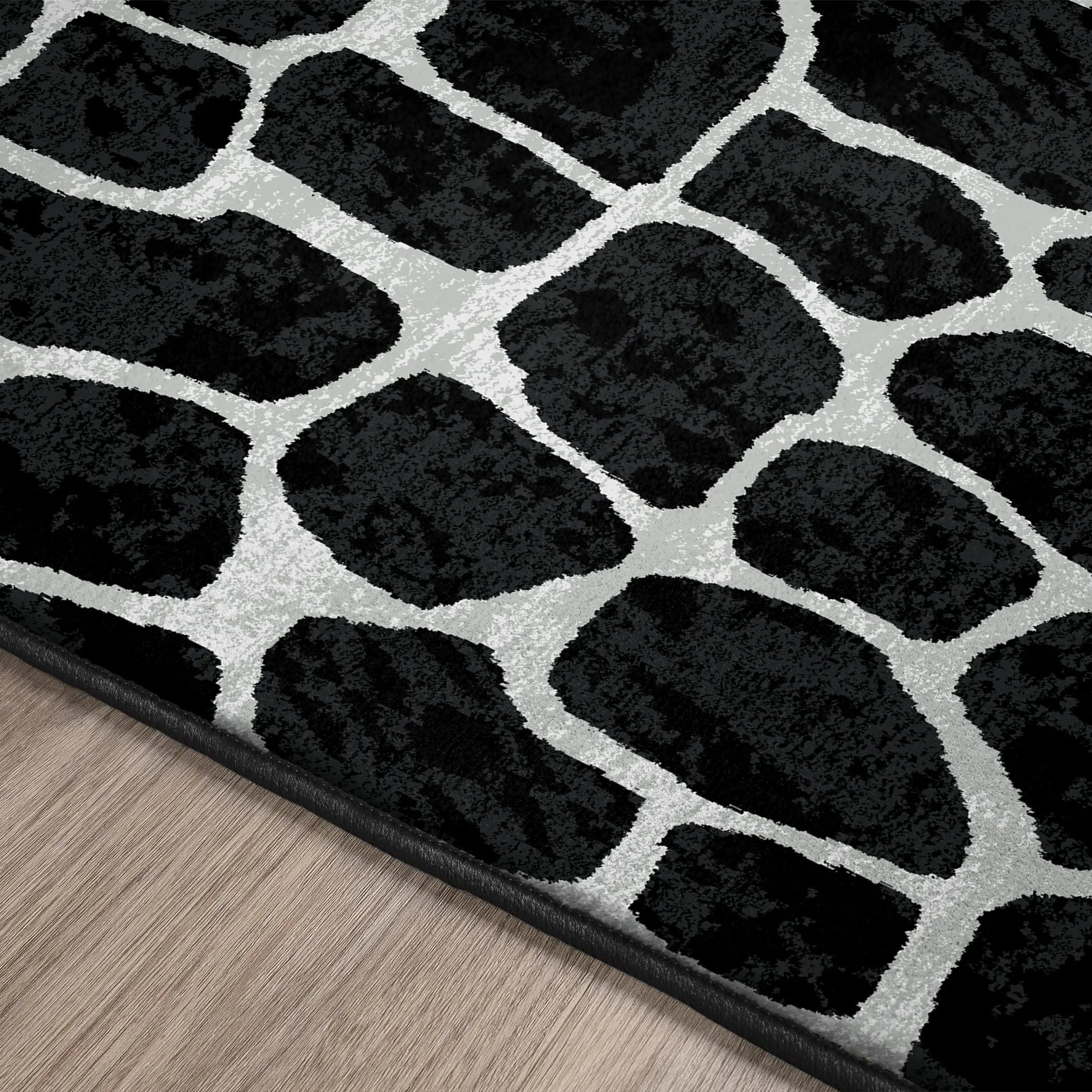 Akina Ultra-Soft 1" Thick Faux Fur Animal Print Rug - Family & Pet Friendly, Easy to Clean Design