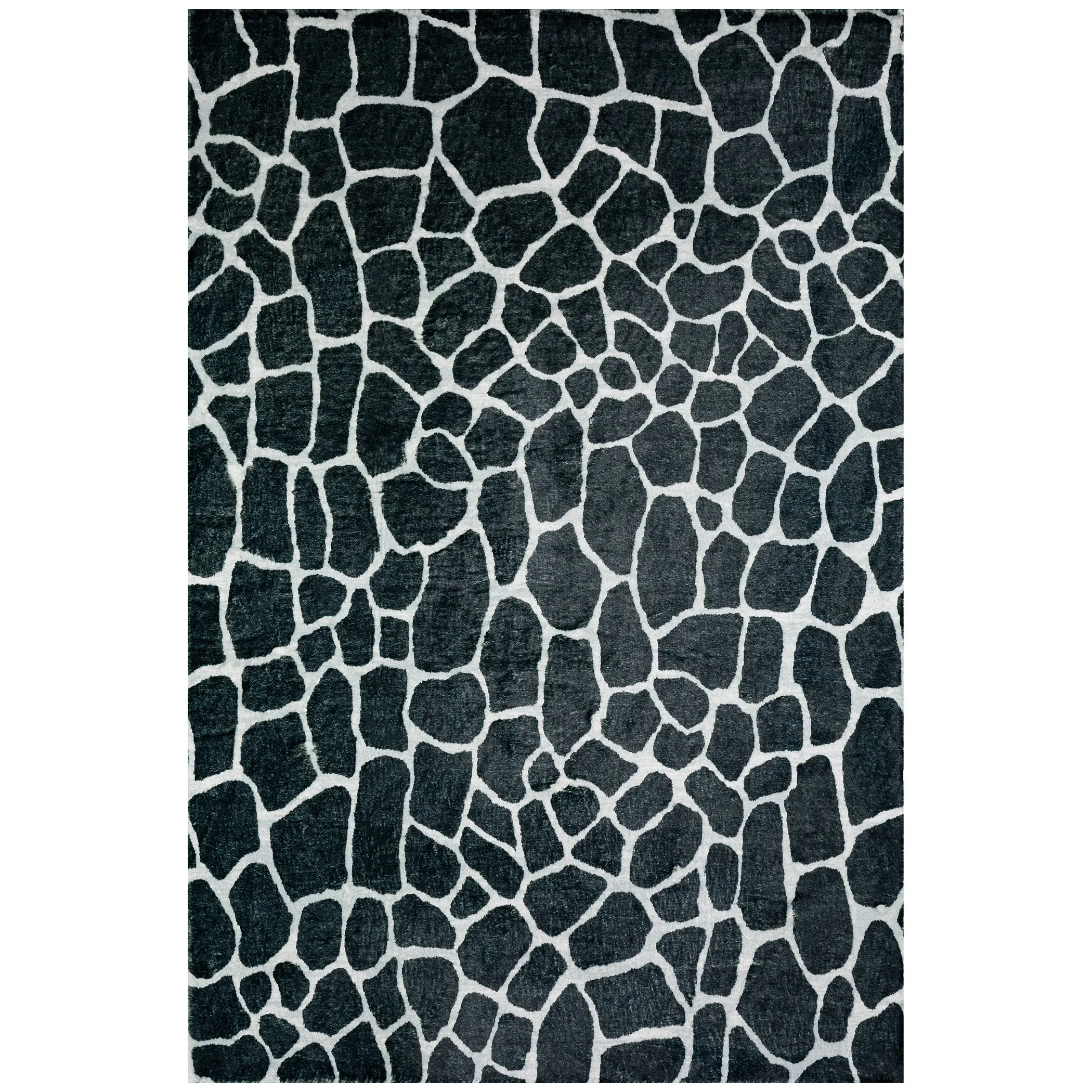 Akina Ultra-Soft 1" Thick Faux Fur Animal Print Rug - Family & Pet Friendly, Easy to Clean Design