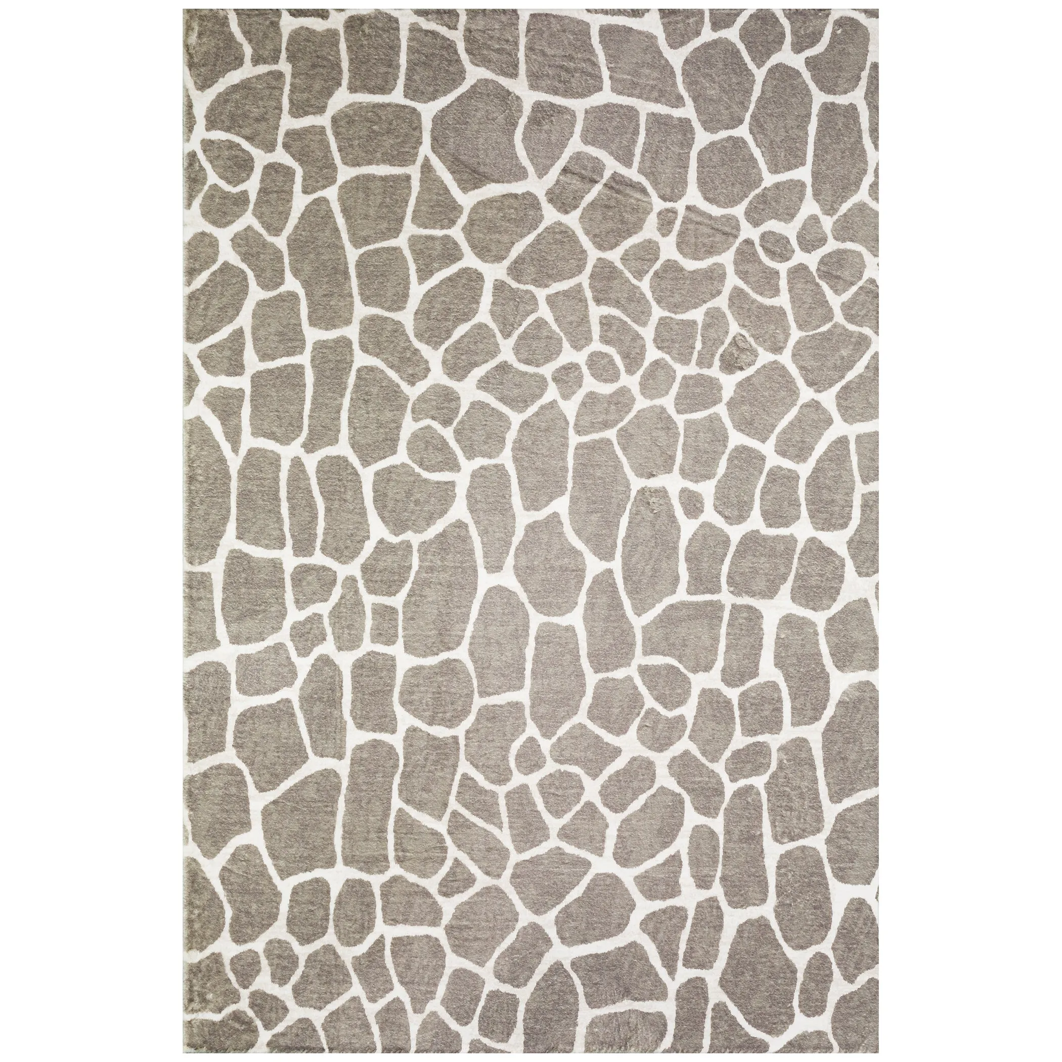 Akina Ultra-Soft 1" Thick Faux Fur Animal Print Rug - Family & Pet Friendly, Easy to Clean Design