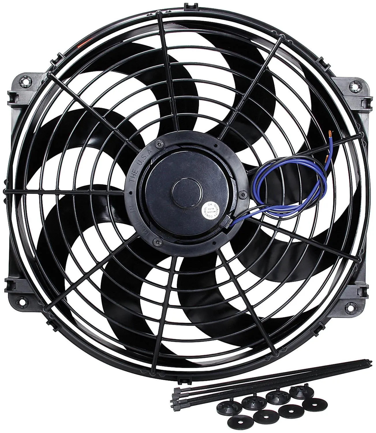 Allstar Performance Curved Blade Electric Fans ALL30076