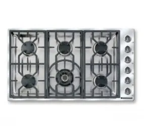 American Range ARDCT366N Vitesse Sealed-Burner Cooktops 36" Natural Gas