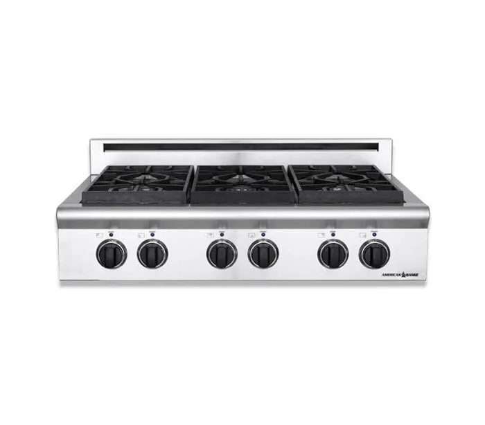 American Range ARSCT366L 36" Legend Series Rangetop-Liquid Propane