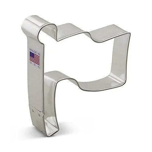 Ann Clark Flag Cookie Cutter - 4.25 Inches - Tin Plated Steel