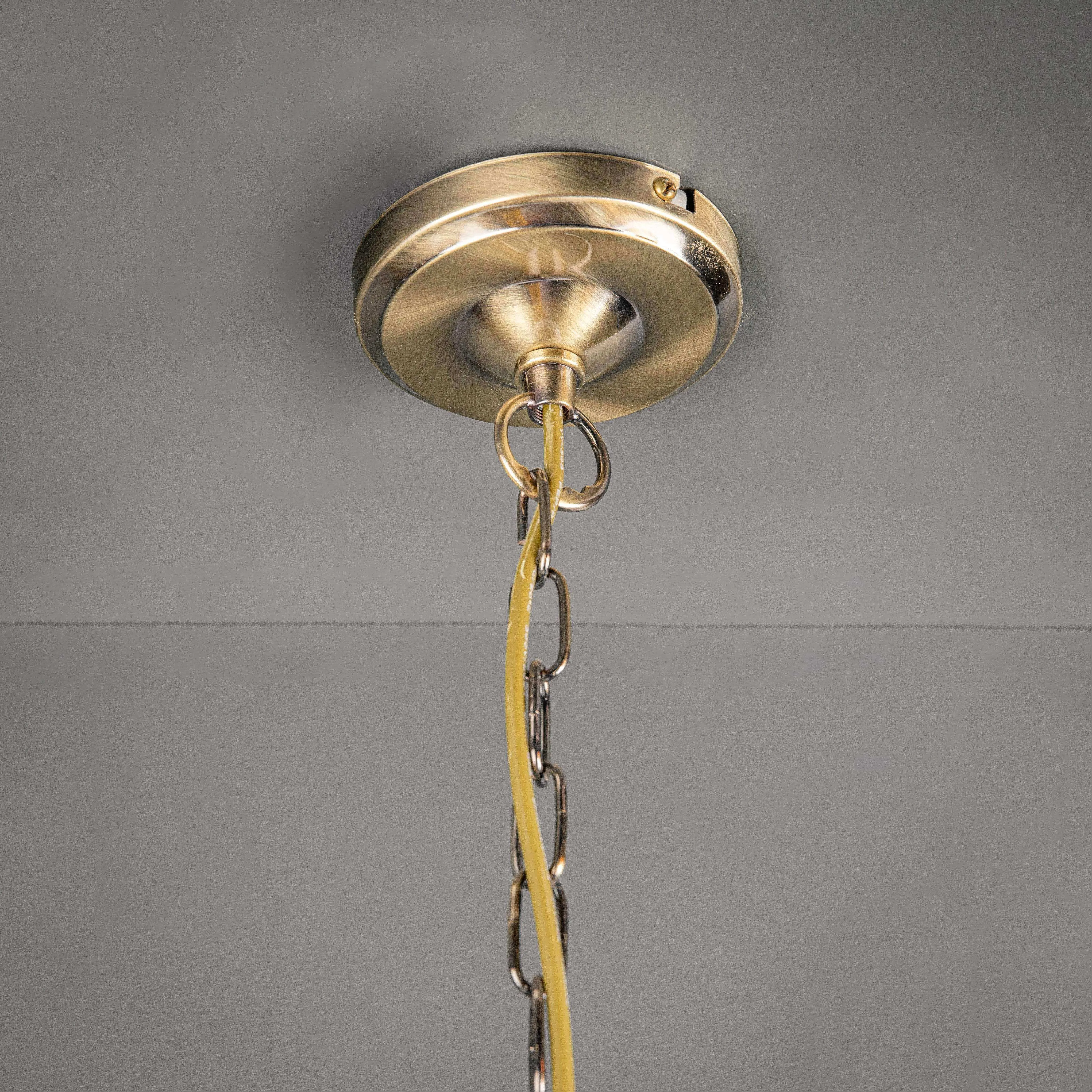 Antique Brass Pendant Ceiling Light