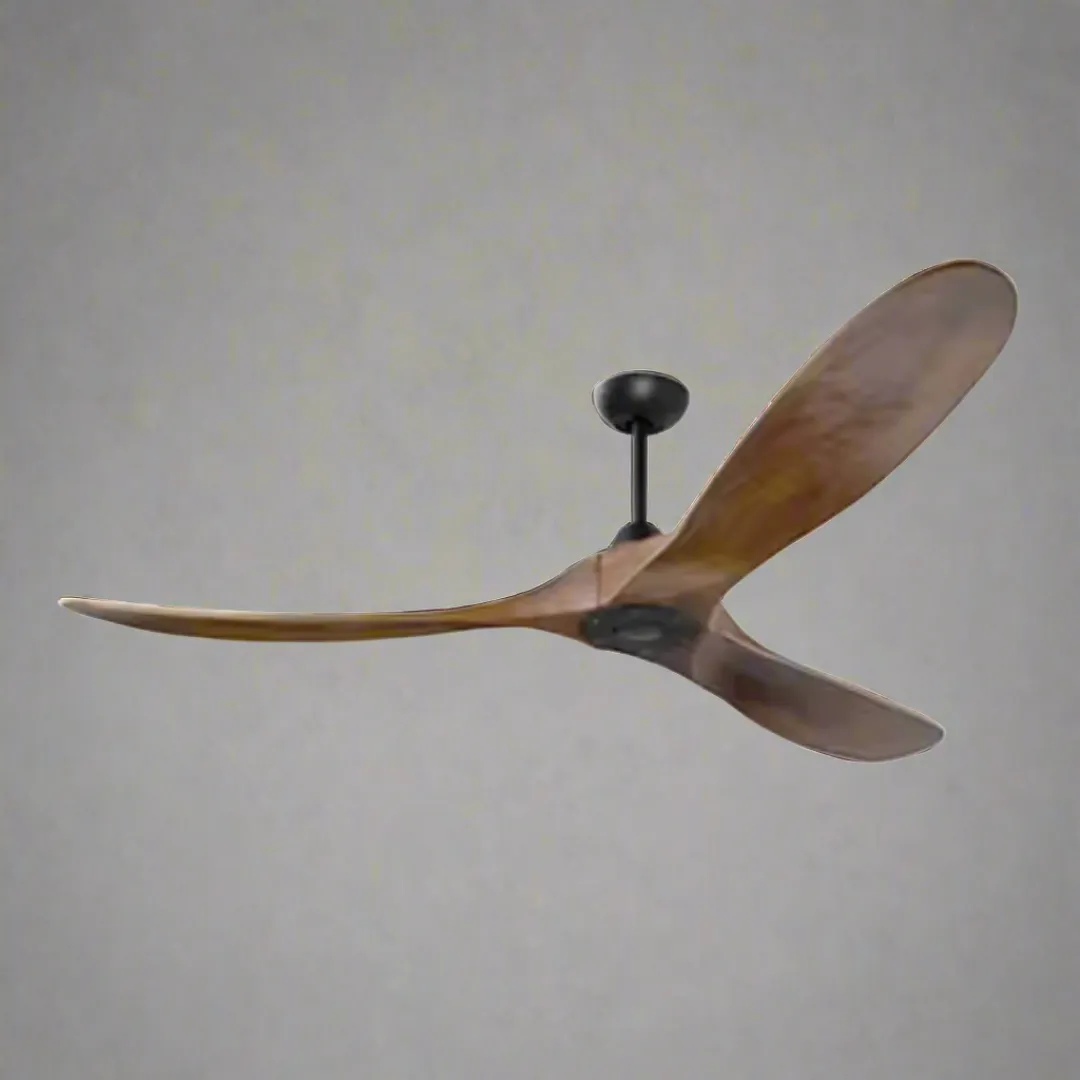 Antique Wooden Blades Large Fan