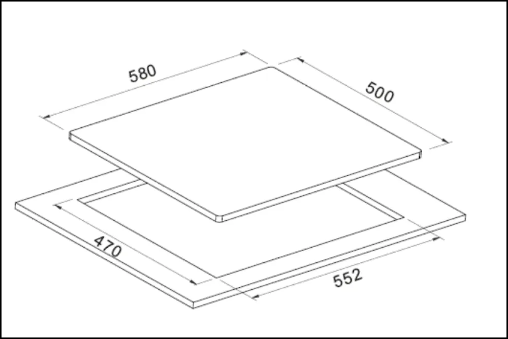 Arc GFC60 60cm Stainless Steel Gas Cooktop - Clearance Discount