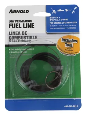 ARNOLD 490-240-0013 Cycle Fuel Line, 3/32 in ID, 2 ft L :EA: QUANTITY: 1