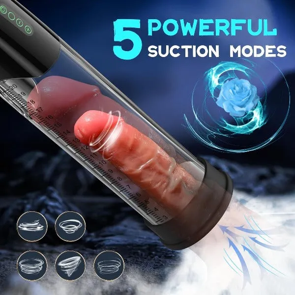 Automatic Vacuum Penis Pump Male Masturbator - Powerful Sucking Penis Enlarge Trainer