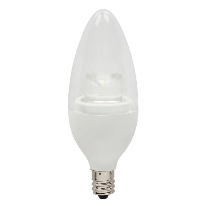 B11 4-1/2-Watt (40 Watt Equivalent) Candelabra Base Soft White Dimmable ENERGY STAR LED Lamp