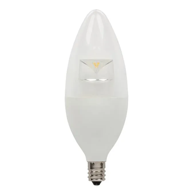 B13 6-1/2-Watt (60 Watt Equivalent) Candelabra Base Soft White Dimmable LED Lamp