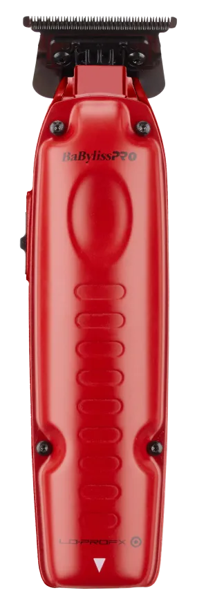 BaBylissPRO FXONE Lo-ProFX Matte Red High Performance Low Profile Trimmer w/Interchangeable Lithium Battery Pack (FX729MR)