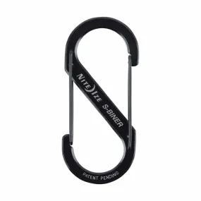 BigToolRack S-Biner® Dual Carabiner Stainless Steel #5 - Black