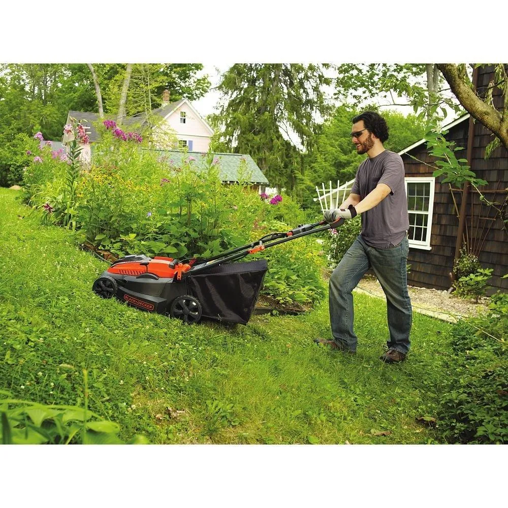 BLACK DECKER CM1640 16-Inch Cordless Mower, 40-volt