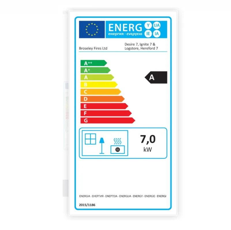 Broseley Desire 7 Log Store Multifuel Stove