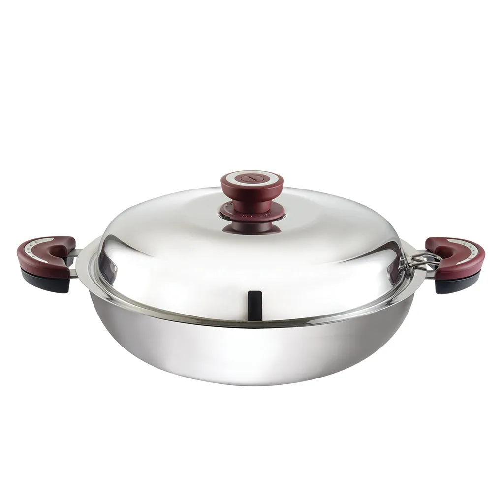 Buffalo Function Series S/S Flat Wok 13 Inch (WFU232)