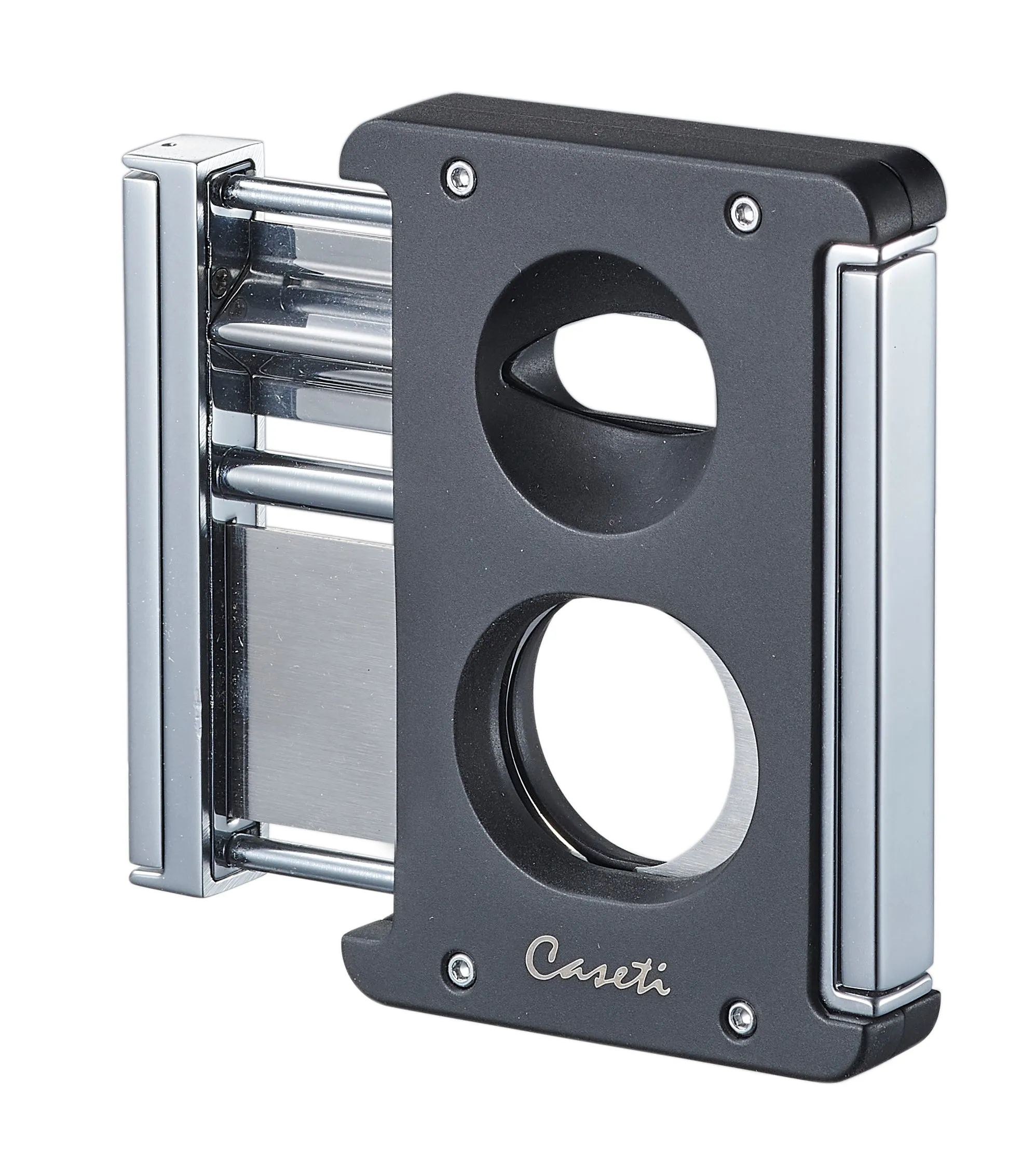 Caseti Trident X 3-in-1 Cigar Cutter - Matte Black