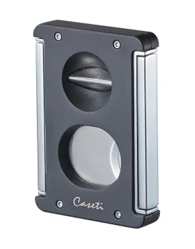 Caseti Trident X 3-in-1 Cigar Cutter - Matte Black