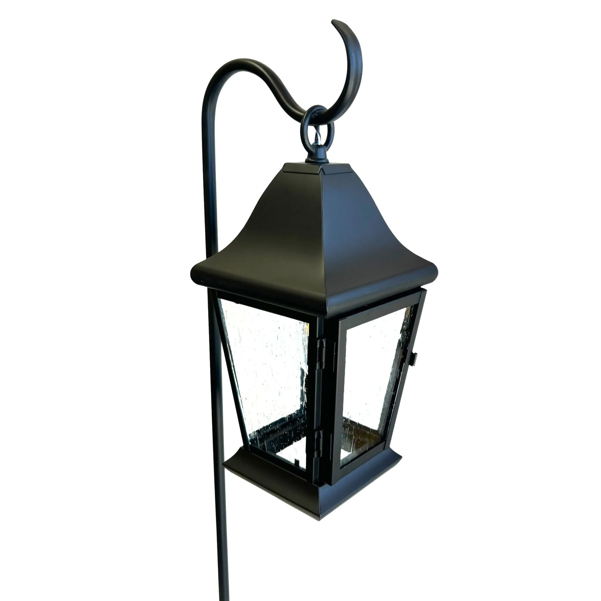 Champ Solid Brass Craftsman Lantern Garden Pathway Light