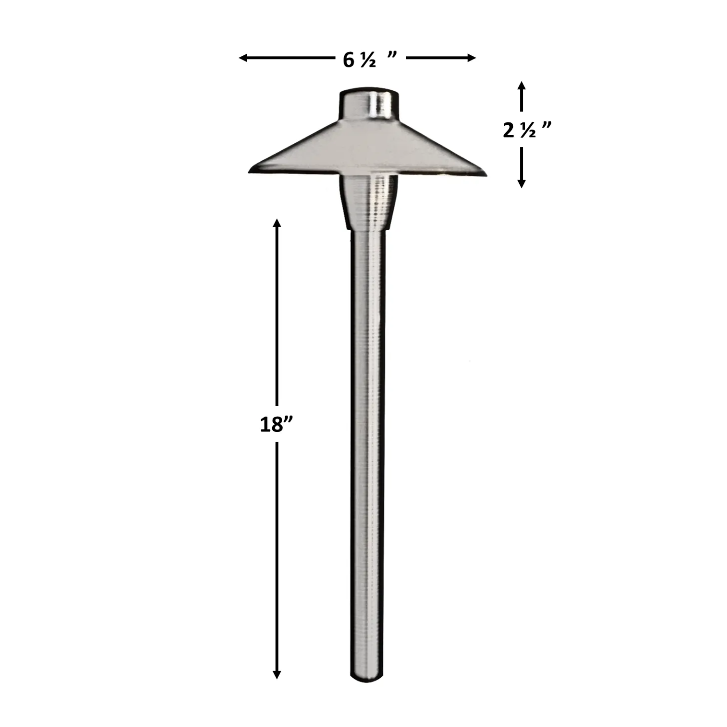 Chapelle 4 Pack Solid Cast Brass Pathway Light - Natural Bronze