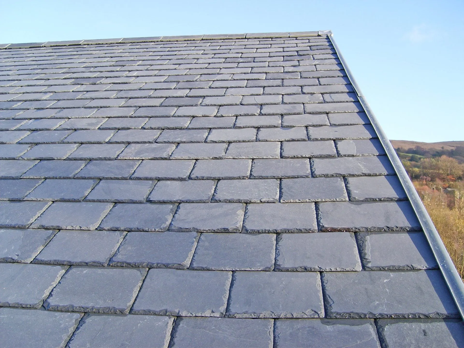 Cinero SS02F First Quality Natural Brazilian Roof Slate - Graphite 500mm x 250mm