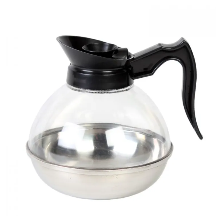 Coffee Decanter With Black Handle 64oz