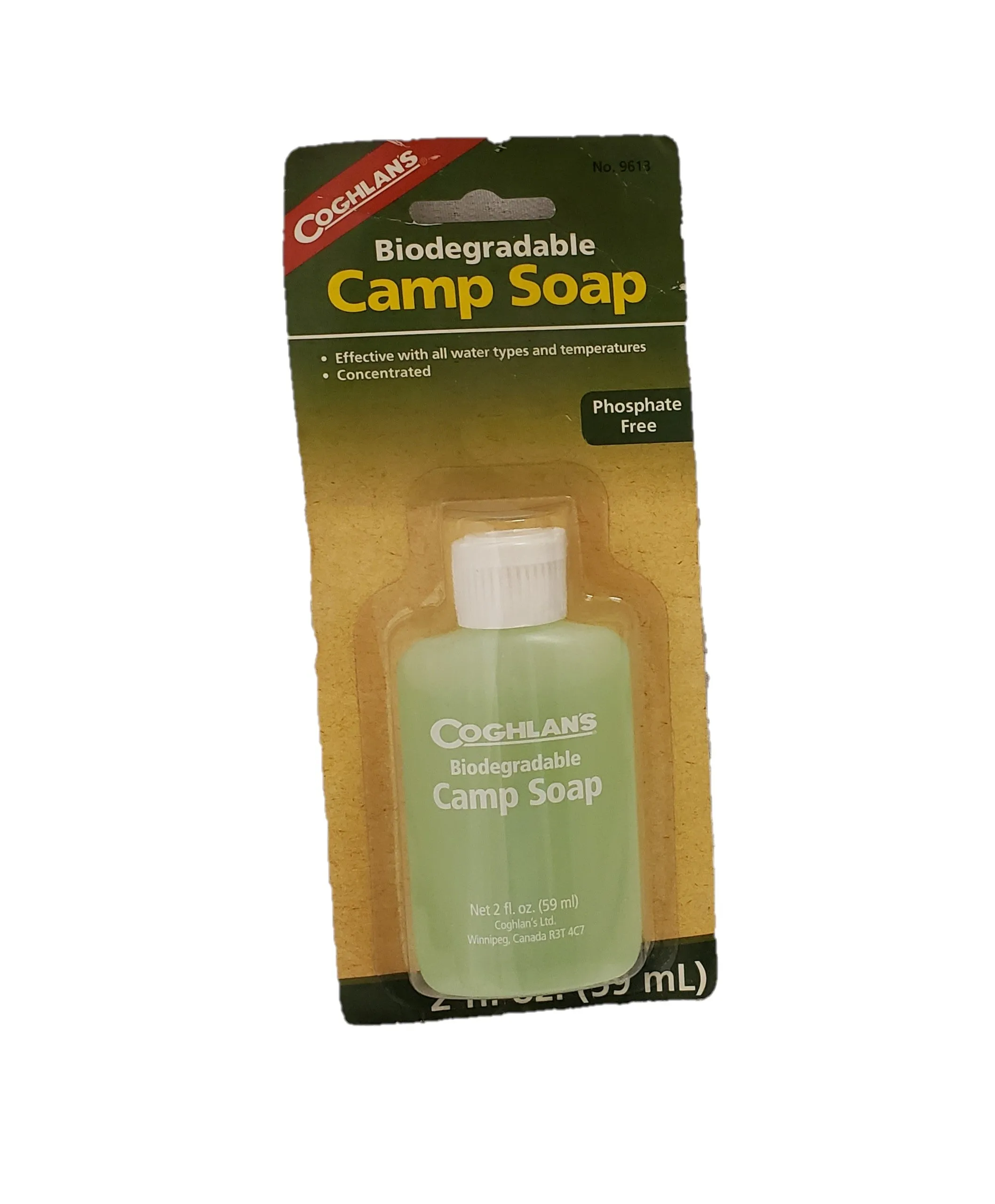 Coghlan's Biodegradable Concentrated Camp Soap 2 oz Bottle - Phosphate Free